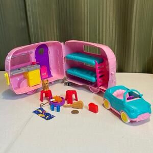 Barbie Club Chelsea Toy Car & Camper Playset